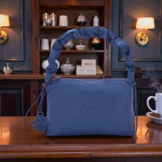 Kipling Τσάντα Ώμου Eleni Casual Blue GG Γυναικεία