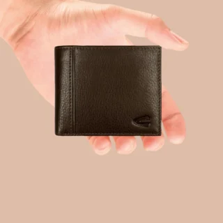 camel active Pine Ανδρικό Δερμάτινο Πορτοφόλι Καφέ