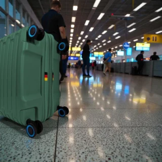 BG Berlin βαλίτσα καμπίνας expandable 54cm Soda Dark Green