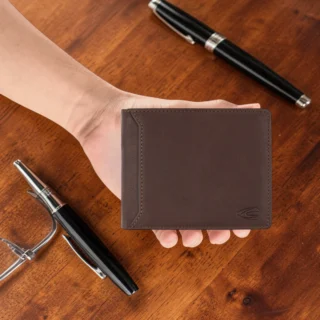 Camel Active Ocean Ανδρικό Πορτοφόλι Πλάγιο Κονιάκ