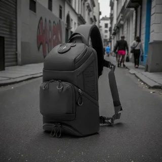 Bange Τσαντάκι Στήθους & Πλάτης Unisex Μαύρο