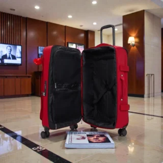 Kipling Spontaneous M Βαλίτσα Μεσαία 66cm Ruby Red