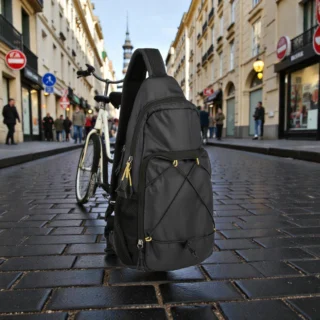 Camel Active Shores Τσάντα Ώμου/Sling Μαύρη