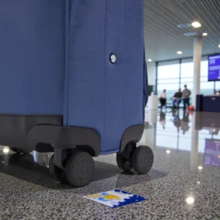 Kipling Jet S Μεσαία Βαλίτσα 60cm Casual Blue Combo