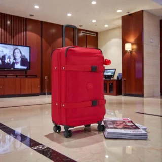 Kipling Spontaneous M Βαλίτσα Μεσαία 66cm Ruby Red