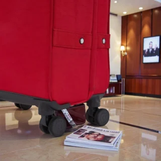 Kipling Spontaneous M Βαλίτσα Μεσαία 66cm Ruby Red