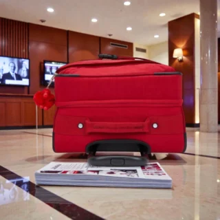 Kipling Spontaneous M Βαλίτσα Μεσαία 66cm Ruby Red