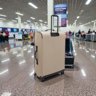 Kipling Jet L Μεγάλη Βαλίτσα 78cm Soft Taupe Combo