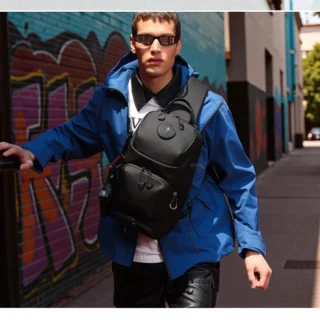 Bange Τσαντάκι Στήθους & Πλάτης Unisex Μαύρο