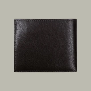 camel active Pine Ανδρικό Δερμάτινο Πορτοφόλι Μαύρο