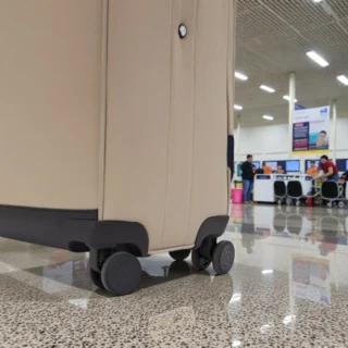 Kipling Jet L Μεγάλη Βαλίτσα 78cm Soft Taupe Combo