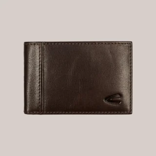 camel active Pine Πορτοφόλι Ανδρικό Πλάγιο Λεπτό Δερμάτινο Καφέ