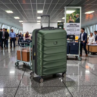 Delsey Meteor Βαλίτσα Μεγάλη Expandable 78cm Olive