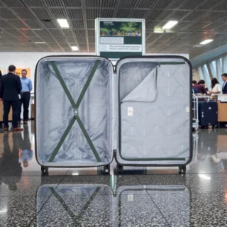 Delsey Meteor Βαλίτσα Μεγάλη Expandable 78cm Olive