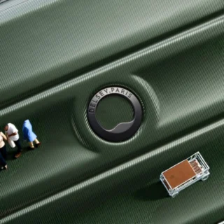 Delsey Meteor Βαλίτσα Μεγάλη Expandable 78cm Olive