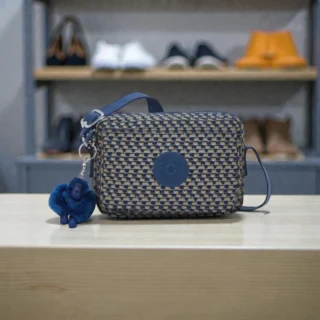 Kipling Τσαντάκι Ώμου Abanu Blue on Wire Γυναικείο