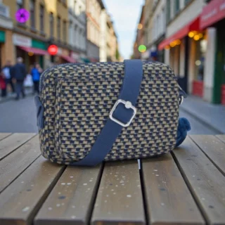 Kipling Τσαντάκι Ώμου Abanu Blue on Wire Γυναικείο