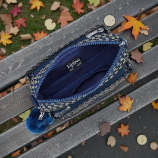 Kipling Τσαντάκι Ώμου Abanu Blue on Wire Γυναικείο