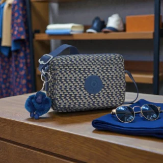 Kipling Τσαντάκι Ώμου Abanu Blue on Wire Γυναικείο