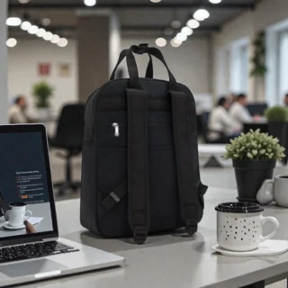 Kipling Kazuki L Σακίδιο Laptop 15’’ Black Noir