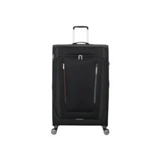 American Tourister Wanderlite XL Μεγάλη Μαλακή Βαλίτσα Μαύρη