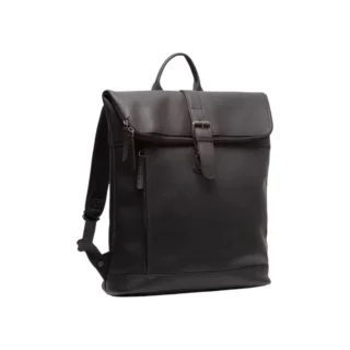 Chesterfield Larsson Δερμάτινο Σακίδιο Μαύρο