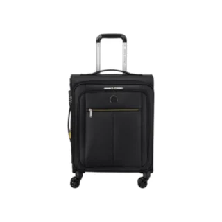 Delsey Dita Βαλίτσα Καμπίνας Slim Expandable 55cm Μαύρη