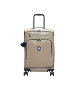Kipling New Youri Spin S Βαλίτσα Καμπίνας Soft Taupe Combo