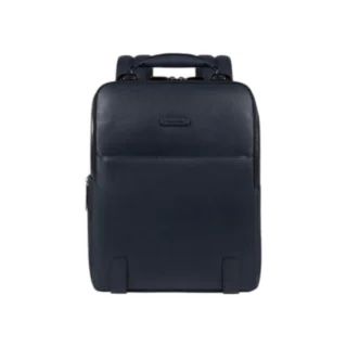 Piquadro Slim Σακίδιο Πλάτης για Laptop 15,6” Μπλε Δερμάτινο