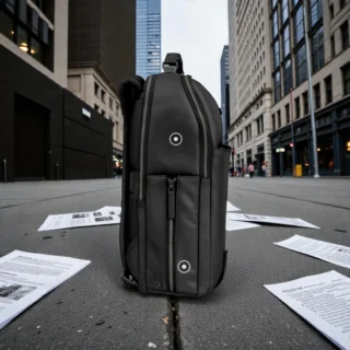 Piquadro Modus Σακίδιο Πλάτης για Laptop 15.6” Μαύρο