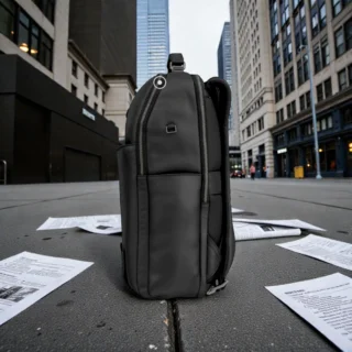 Piquadro Modus Σακίδιο Πλάτης για Laptop 15.6” Μαύρο