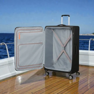 American Tourister Wanderlite Μεγάλη Βαλίτσα Shadow Black