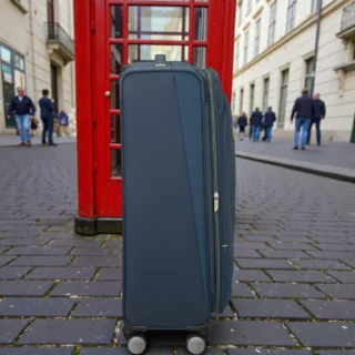 American Tourister Wanderlite Βαλίτσα Μεγάλη 79cm Σκούρο Μπλε