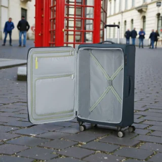 American Tourister Wanderlite Βαλίτσα Μεγάλη 79cm Σκούρο Μπλε