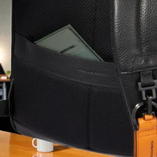 Piquadro Modus Slim Σακίδιο Πλάτης για Laptop 14” Μαύρο