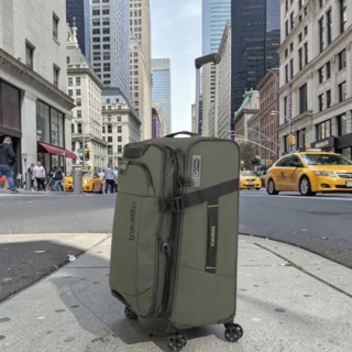 Travelite Briize Μεσαία Βαλίτσα Trolley Expandable Χακί