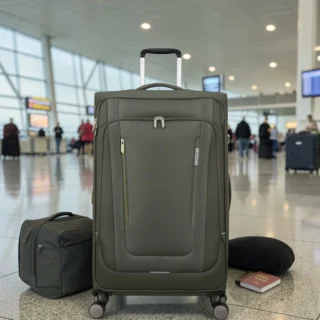 American Tourister Wanderlite Βαλίτσα Μεγάλη 79cm Dark Forest