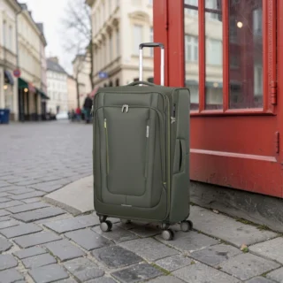 American Tourister Wanderlite Βαλίτσα Μεγάλη 79cm Dark Forest