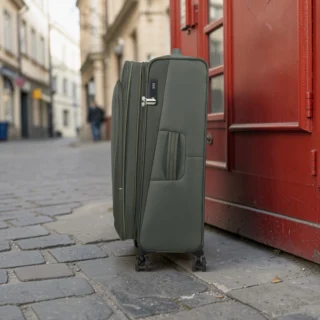 American Tourister Wanderlite Βαλίτσα Μεγάλη 79cm Dark Forest