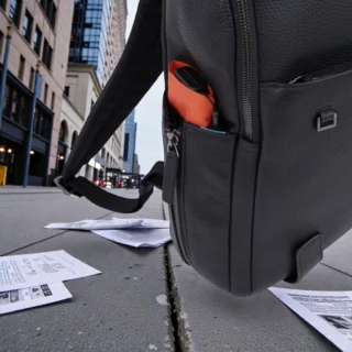 Piquadro Modus Σακίδιο Πλάτης για Laptop 15.6” Μαύρο