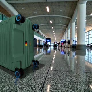 BG Berlin Soda Μεσαία Βαλίτσα 66cm Expandable Dark Green