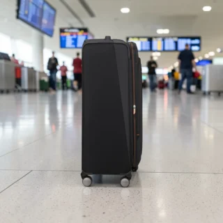 American Tourister Wanderlite XL Μεγάλη Μαλακή Βαλίτσα Μαύρη