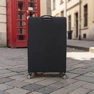 American Tourister Wanderlite XL Μεγάλη Μαλακή Βαλίτσα Μαύρη