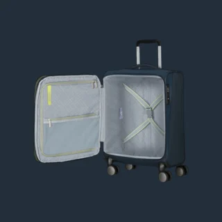 American Tourister Wanderlite Βαλίτσα Καμπίνας Dark Navy