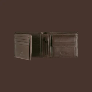 camel active Cliff Πλάγιο Πορτοφόλι Σκούρο Καφέ