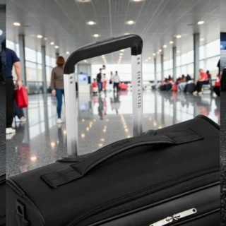 Delsey Dita Βαλίτσα Καμπίνας Slim Expandable 55cm Μαύρη