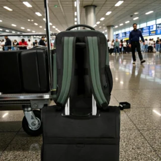 American Tourister Σακίδιο Καμπίνας Κυπαρισσί