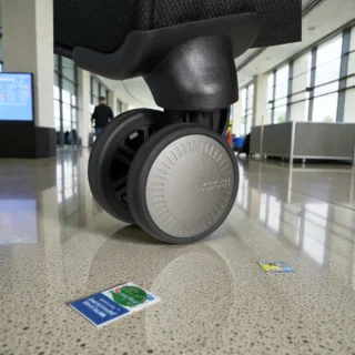 American Tourister Wanderlite Μεσαία Βαλίτσα Shadow Black