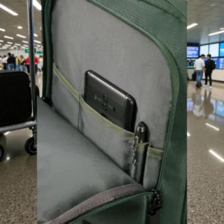 American Tourister Σακίδιο Καμπίνας Κυπαρισσί