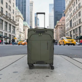 Travelite Briize Μεσαία Βαλίτσα Trolley Expandable Χακί